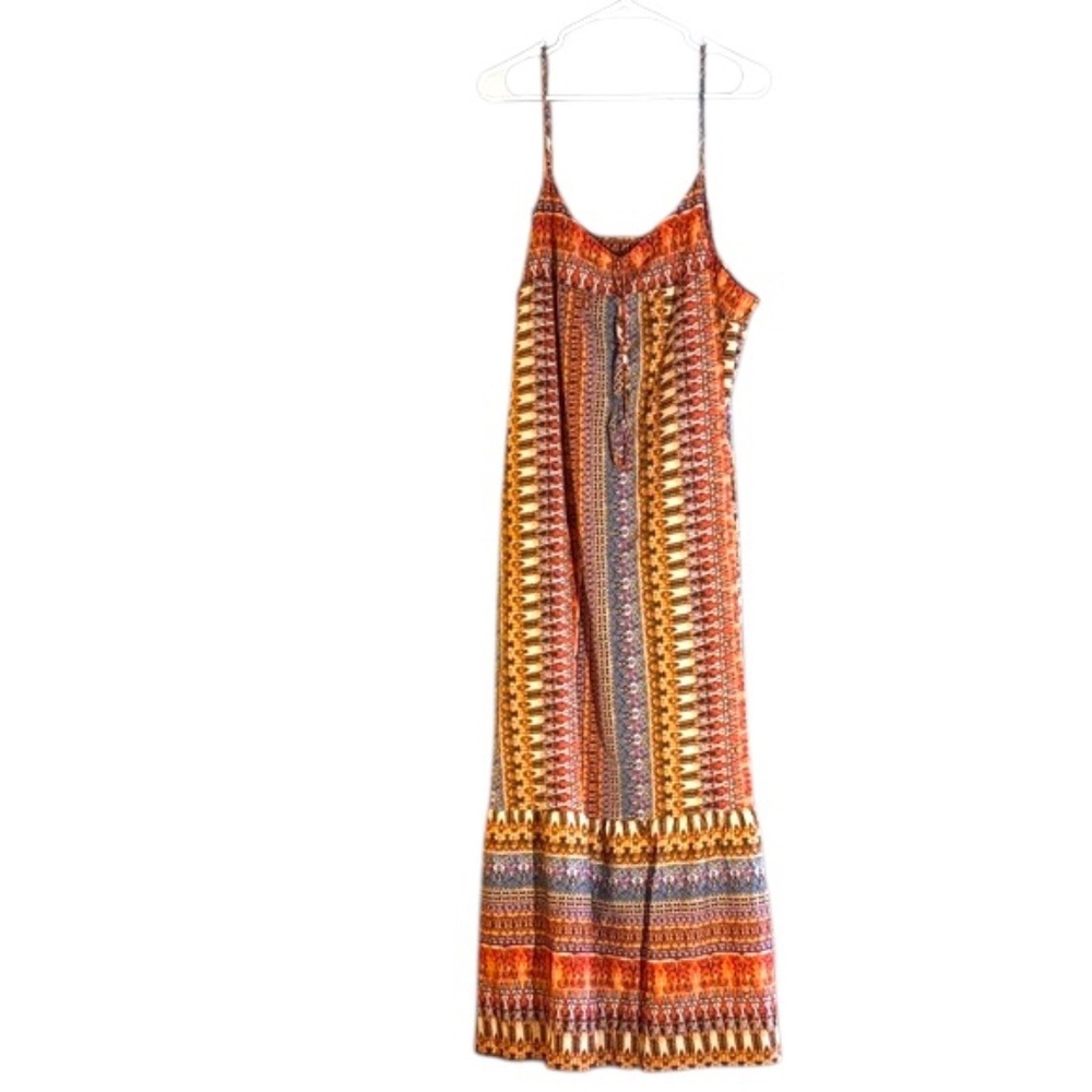 NWOT-SHEIN Curve Red and Black Maxi Dress